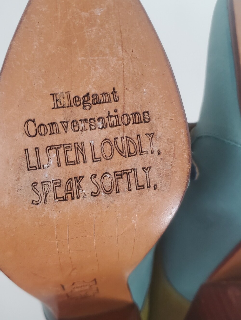 John Fluevog Conversations Glenham Heeled monkstrap shoe Womens Size 6 - Picture 7 of 12